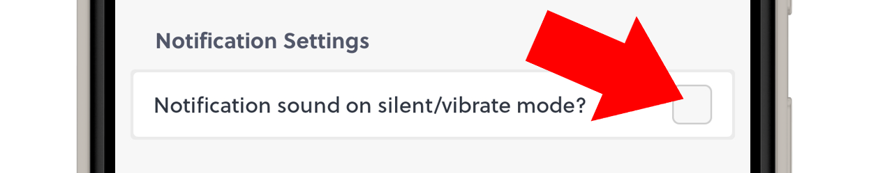 Enable on Silent vibrate mode.png